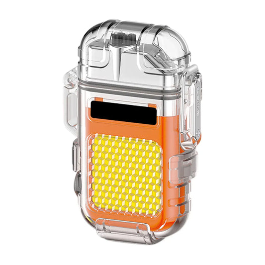 Portable Waterproof Arc Lighter + LED Flashlight